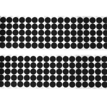 500 Pairs Hook and Loop Dots 2cm Black Reusable Round Self Adhesive Dots Tapes for Sewing Craft