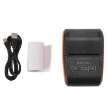 Thermal Receipt Printer USB Mini Portable Bluetooth HD Printing for POS Office Electronics