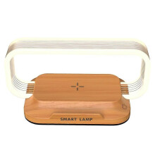 LED Night Light Wireless Charging Stand Desktop Light Phone Holder Base, Suitable for Wireless Charging Phones.