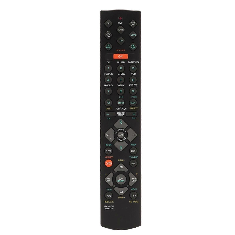 Rav200 V269010 Remote Control Compatible For Htr 5140 Rx V495 Yht 22 Rx V495rd Htr 5140Rd Htr5140rds Av Receiver 9409192966841
