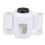 Toothbrush Holder Wall-Mounted with Double Slots, Toothpaste Dispenser and Squeezer Set,Bathroom Or 1