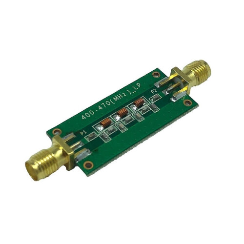 433MHZ Low Pass Filter 400-470M LPF 7th-Order Elliptic Function for Ham Radio Amplifier Analyzer HF 2