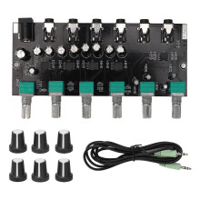 4-Wege-Stereo-Mischpult, 3,5-mm-Kopfhöreranschluss, Leistungsverstärker, Mischpult-Splitter, 2-Wege-Eingang,