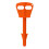 Plastic Anal Cleaning Tool for Hunters, Deer, Large Cattle, Orange 1