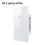 Διακόπτης αφής Zigbee White Smart Touch 110-240V 2.5D Κοίλου τύπου, επαναλήπτ 2