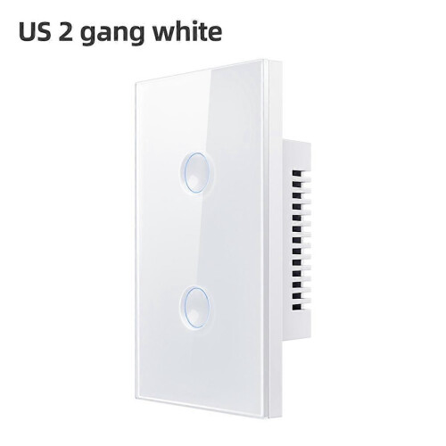 Διακόπτης αφής Zigbee White Smart Touch 110-240V 2.5D Κοίλου τύπου, επαναλήπτ 1