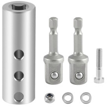 Adaptador de taladro eléctrico para gato de remolque de acero inoxidable