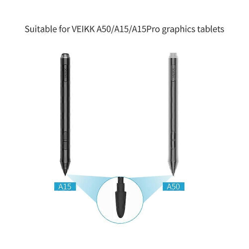 VEIKK P002 10 τεμάχια ανταλλακτικές μύτες στυλό χωρίς μπαταρ 2