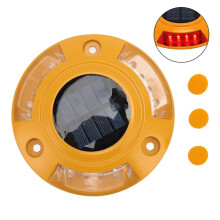 Solarna lampa drogowa IP68, wodoodporna, automatyczna, aluminiowa, do ścieżek naziemnych, LED, 1,8 W,