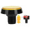 60mm Big Round Flat Button with LED Light 3‑Foot Switch for Crane Machine Game ConsoleYellow 1