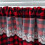 Buffalo Rutig Gardinkappa Polyester Bomull 2