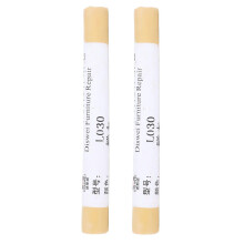 Set of 2 repair pencils for furniture, paint, floor, scratches, composite wood, beech