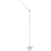 12W LED Floor Lamp Stepless Adjustable 3300K‑6500K Brightness Dimmable Detachable Tattoo Lamp White 110‑240V UK Plug