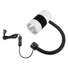 18W LED Gooseneck Lamp with Magnetic Base for Lathe, Machine Tool, Work Light