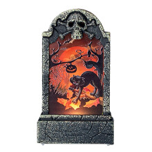 Halloween Tombstone Light Special Patterns Festival Decorative Lamp for Bar Party Home Cat