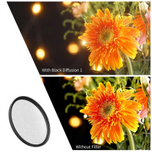K&F Concept 1/1 Soft Focus Filter Diffusion Filter with Waterproof Dust-Proof FMC Green Film for Camera Lens 82mm