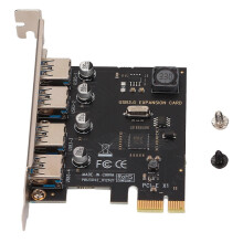 Scheda di espansione da PCI E a USB 3.0, 4 porte, trasmissione ad alta velocità 5 Gbps, scheda di espansione