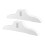 Support de pare-soleil en bois blanc (2 pièces) 5