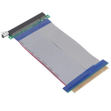 Cavo di prolunga piatto flessibile PCI-E 16X compatibile con scheda riser PCI-E, 19 cm