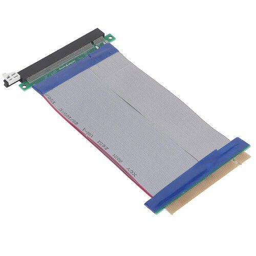 PCI-E 16X Flexible Flat Extension Cable for PCI-E Riser Card 19cm