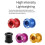 5Pcs Chainring Bolts Set 8.5mm Double Chainring Screws Blue 4