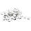 300Pcs Aluminum Crimping Loop Sleeve compatible 3mm Diameter Wire Rope and Cable 2