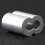 300Pcs Aluminum Crimping Loop Sleeve compatible 3mm Diameter Wire Rope and Cable 4
