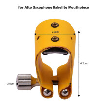Kompakte, robuste Saxophon-Blattschraube für Altsaxophon-Mundstücke aus Bakelit