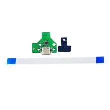 Universal DIY Set for PS4 Controller 011 030 040 050 055, Dual Shock 4 MOD USB Type C Charging Board 011