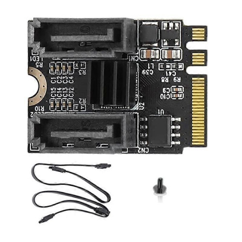 Κάρτα επέκτασης M2 σε SATA3.0 KEY A + E WIFI Κάρτα προσαρμογέα σκληρο 1