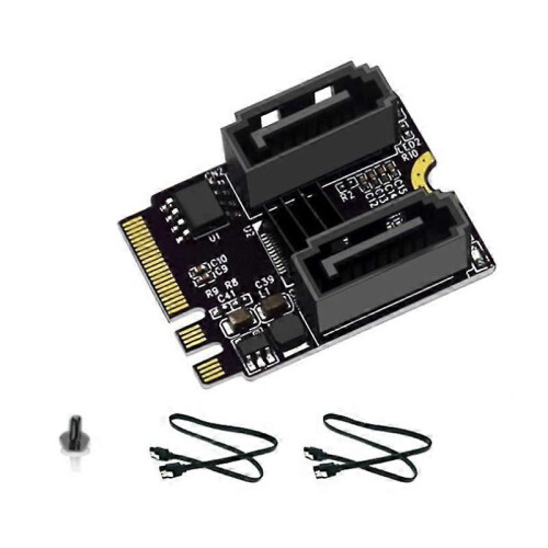 Κάρτα επέκτασης M2 σε SATA3.0 KEY A + E WIFI Κάρτα προσαρμογέα σκληρο 2