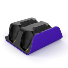 Compatibile con PS5 Dual Fast Charging Dock - Stazione di ricarica wireless per controller - Supporto