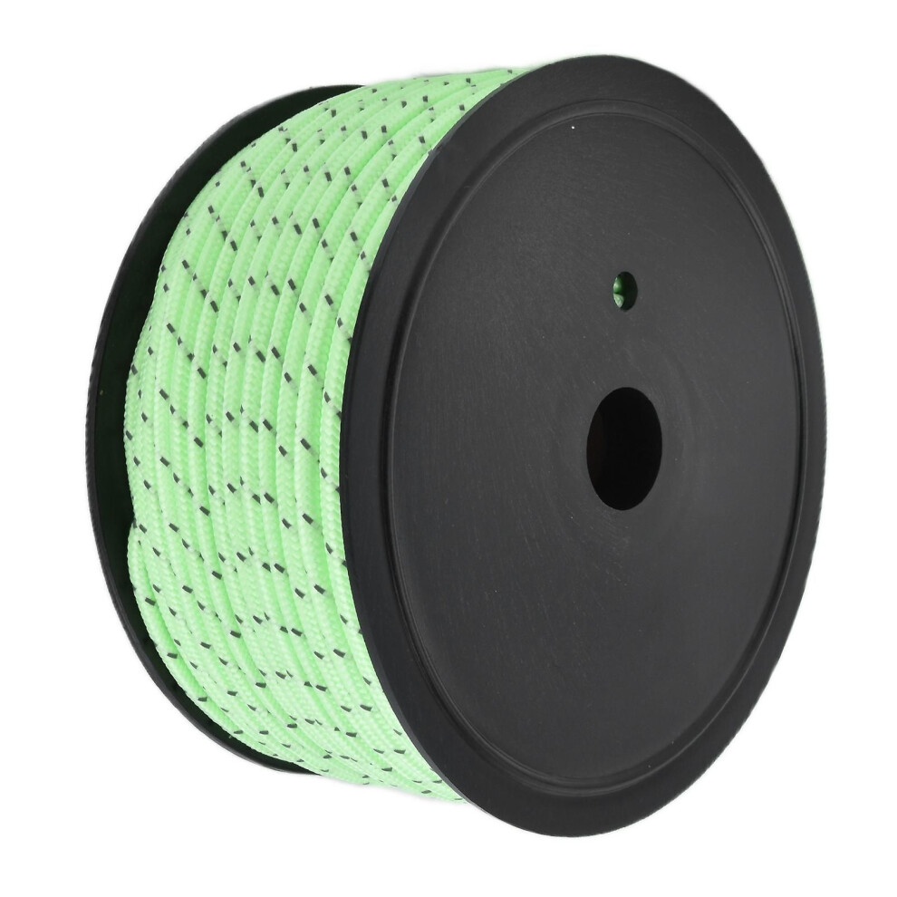 50M Reflective Nylon Rope 5Mm Thickness Fluorescent Tent Canopy Rope Clothesline For Outdoor Camping 9409192967435