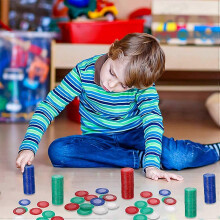400 fichas de póker de plástico, fichas de juego de 4 colores, tarjeta de contador compatible con juego