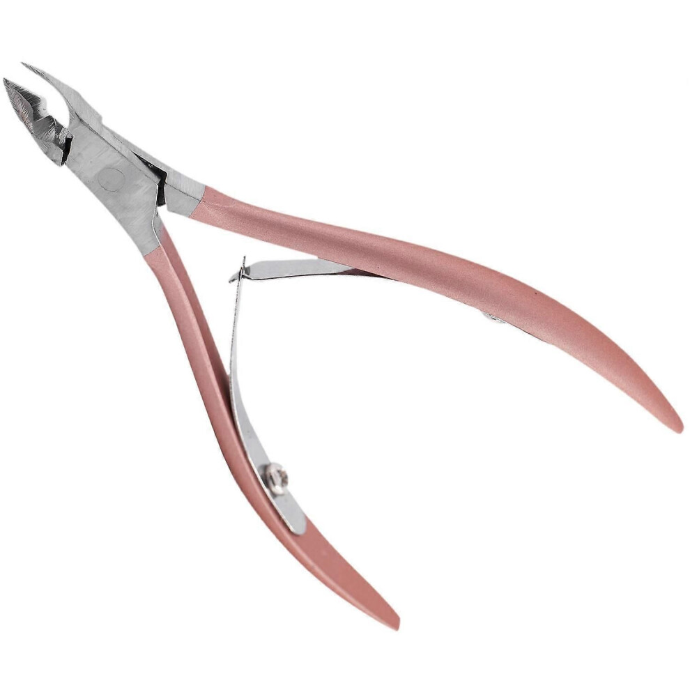 Pink Nail Tweezer Cutter Nipper Clipper Remover Manicure Art Grooming Tool Beauty Nail Pliers