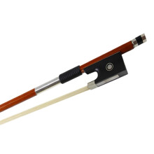1/8 Beginner Violin Bow Red Sandalwood Octagonal Stick with Horsehair for Accurate Performance
