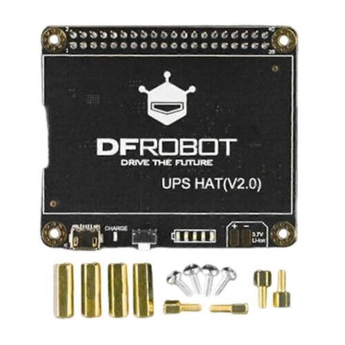 Πλακέτα επέκτασης ισχύος DFRobot UPS για Raspberry Pi UPS HAT (V2.0)