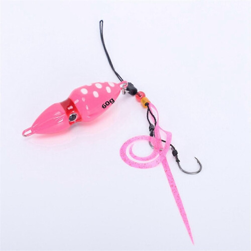 60γρ. Κολοκύθα Slider Jig Δόλωμα για αλμυρό νερό Jigging Lure Αργή κ 1