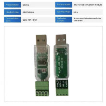 5V USB to Wiegand Converter Module Support Wg26 Wg34 Wg37 Wg40 Bidirectional ASCII