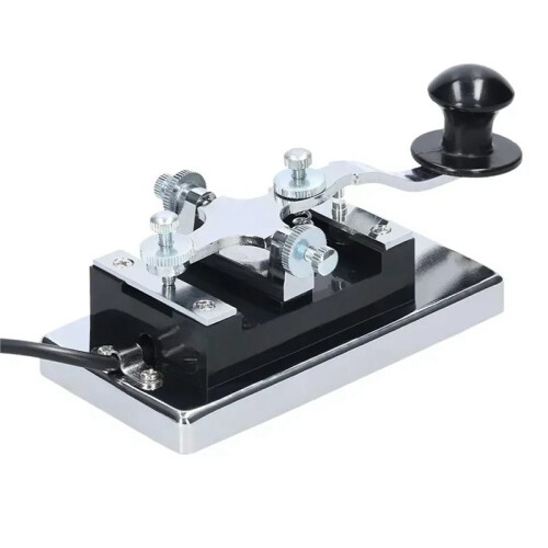 3.5mm K4 Telegraph Key for Morse Code Heavy-Duty Shortwave Communication Tool Accessory 1