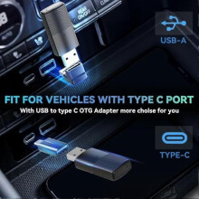 Adattatore CarPlay wireless compatibile con Apple, converte le auto con CarPlay cablato in auto con