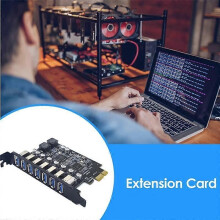 Προσαρμογέας Pci Express USB 3.2 Pci E σε 7 θύρες Κάρτα επέκτασης USB3