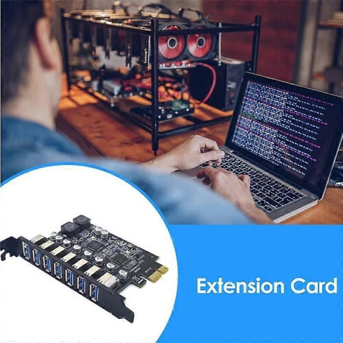Προσαρμογέας Pci Express USB 3.2 Pci E σε 7 θύρες Κάρτα επέκτασης USB3