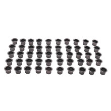 Ösenstanzwerkzeug-Set mit 50 Ösen 6 mm Gunmetal für DIY Kydex-Scheiden Kydex-Ösen