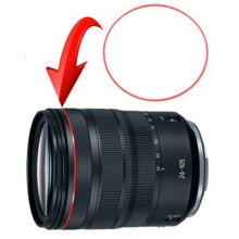 1Pcs New Red Indicator Ring Circle for EF 24-105mm 24-105 F/4L IS Lens Repair Parts