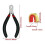 Bow String Nocking Points Set with T Square Ruler Nocking Buckle Pliers and 8pcs Nocking Buckle Set, Black 1