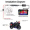 5inch Motorcycle Portable Navigation Wireless Carplay for Android Auto Multimedia Player Waterproof 4