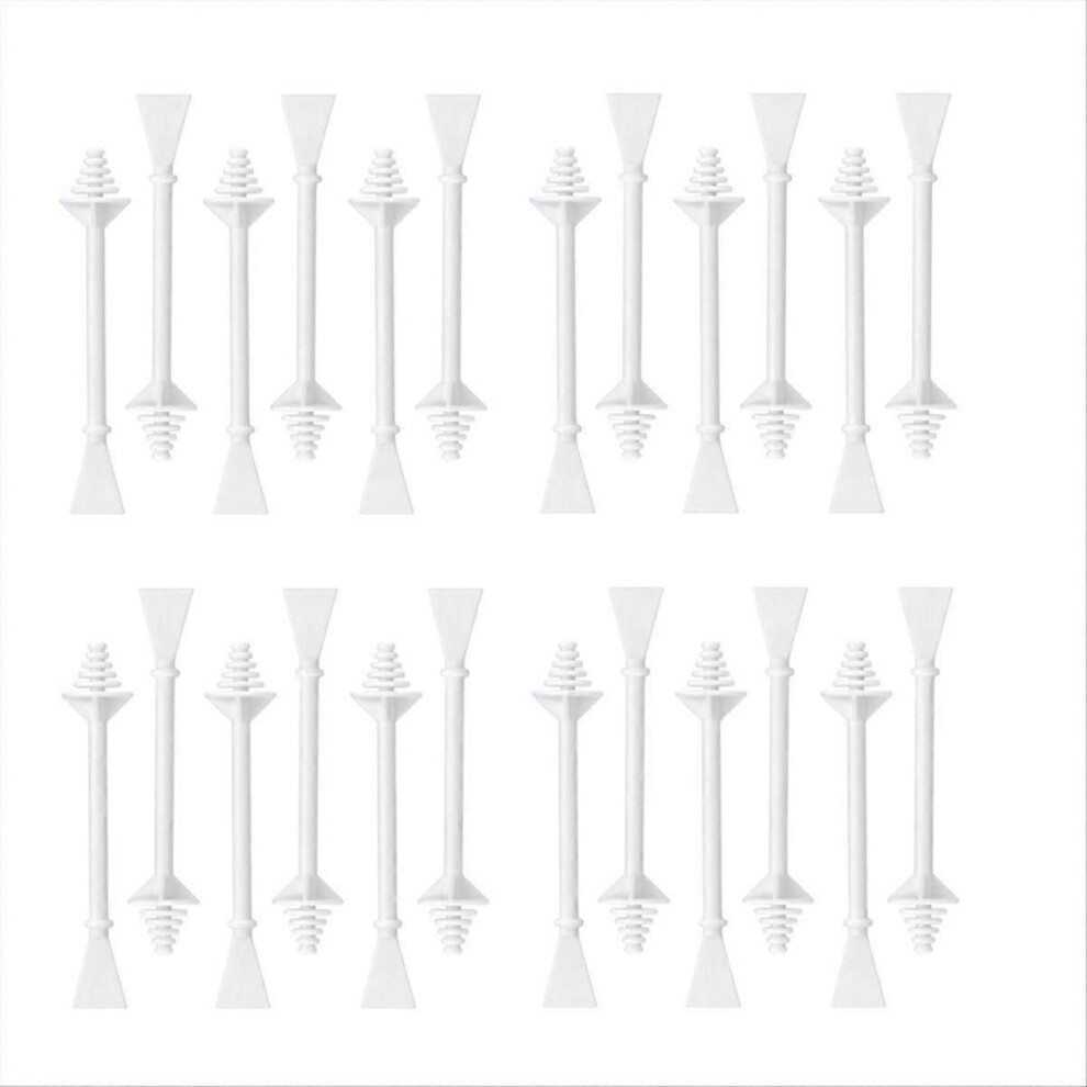 100 Pcs Nose Wax Sticks, Hair Wax Applicator with Disposable Spatulas for Nostril Cleaning, Ear Fac