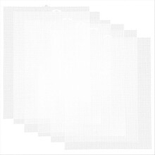 Kunststoff-Stickleinwand für Handarbeiten und DIY-Projekte, 34 x 26,4 cm (13,4 x 10,4 Zoll) mit 2,5