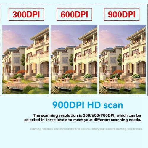 Φορητός σαρωτής εγγράφων 900DPI A4 για βιβλία και φωτογραφίες 1